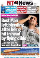 Best Man Left Bleeding By Flying Dildo