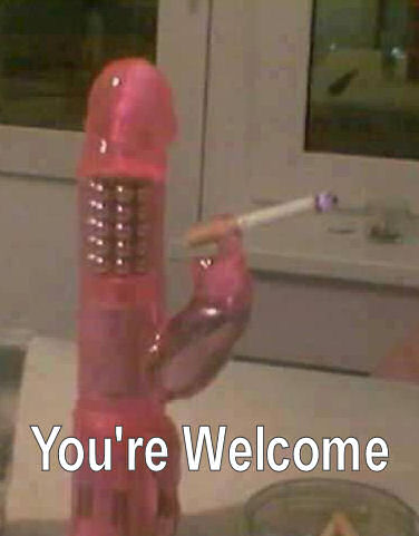 funny sex picture dildo smoking cigarette