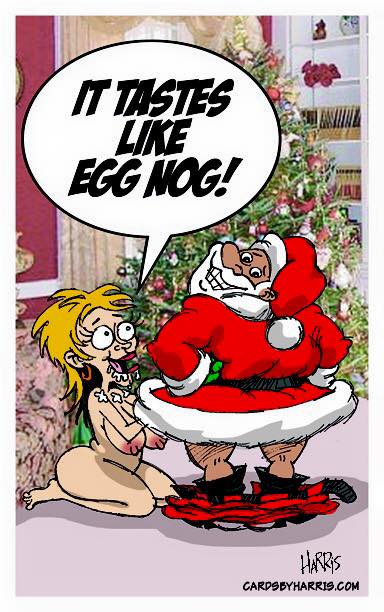 santa getting a blowjob cartoon